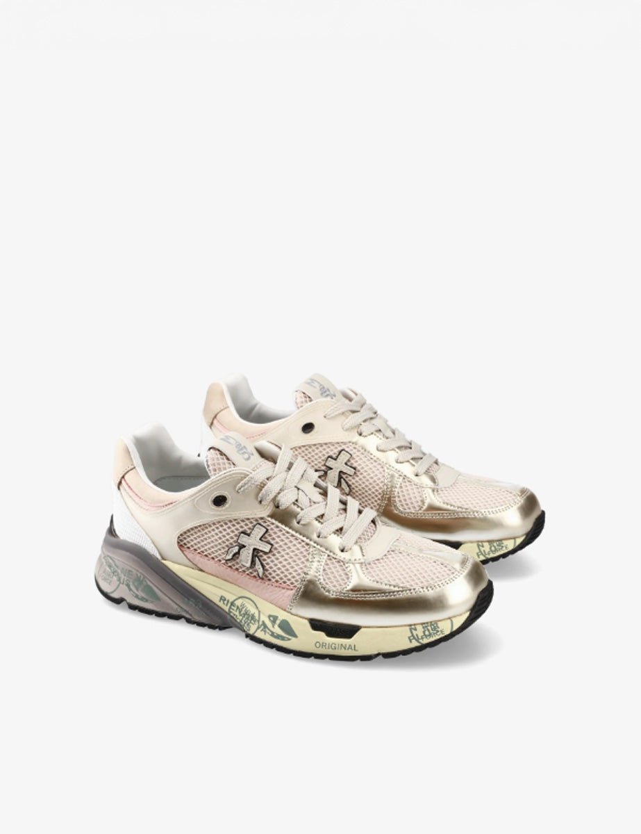 sneakers mase rete rosa - white premiata - sneaker