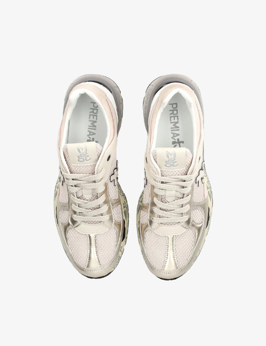 sneakers mase rete rosa - white premiata - sneaker