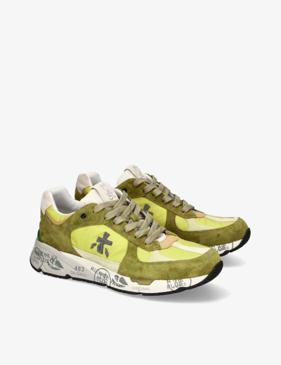 sneakers mase verde acido - premiata - sneaker