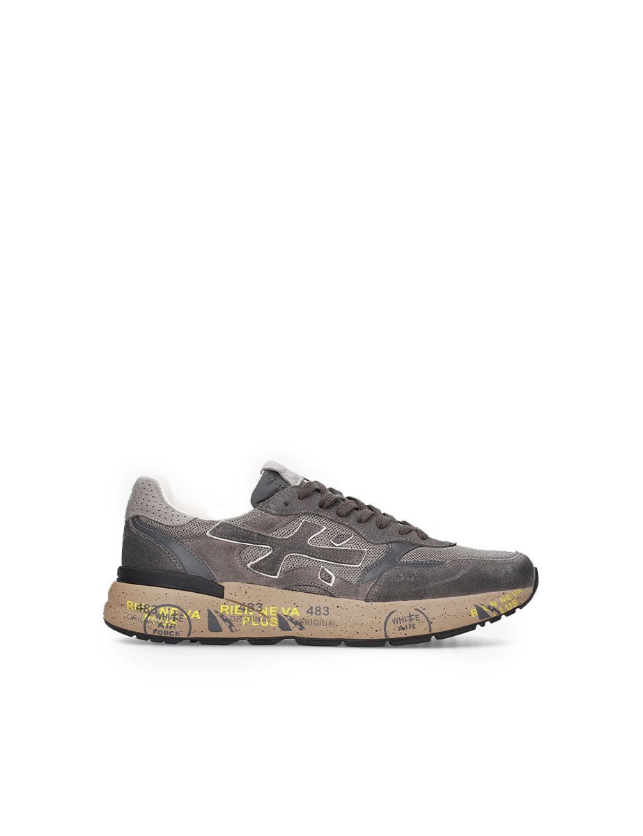 sneakers mick 0.1 8451 grigio - white premiata - sneaker