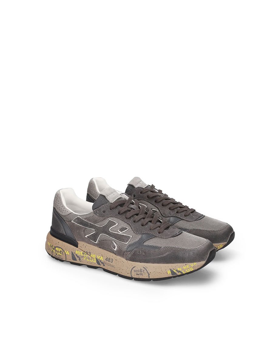 sneakers mick 0.1 8451 grigio - white premiata - sneaker