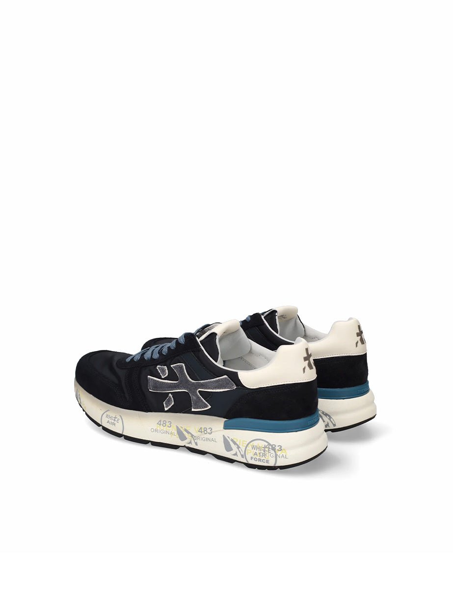 sneakers mick nylon blu - white premiata - sneaker