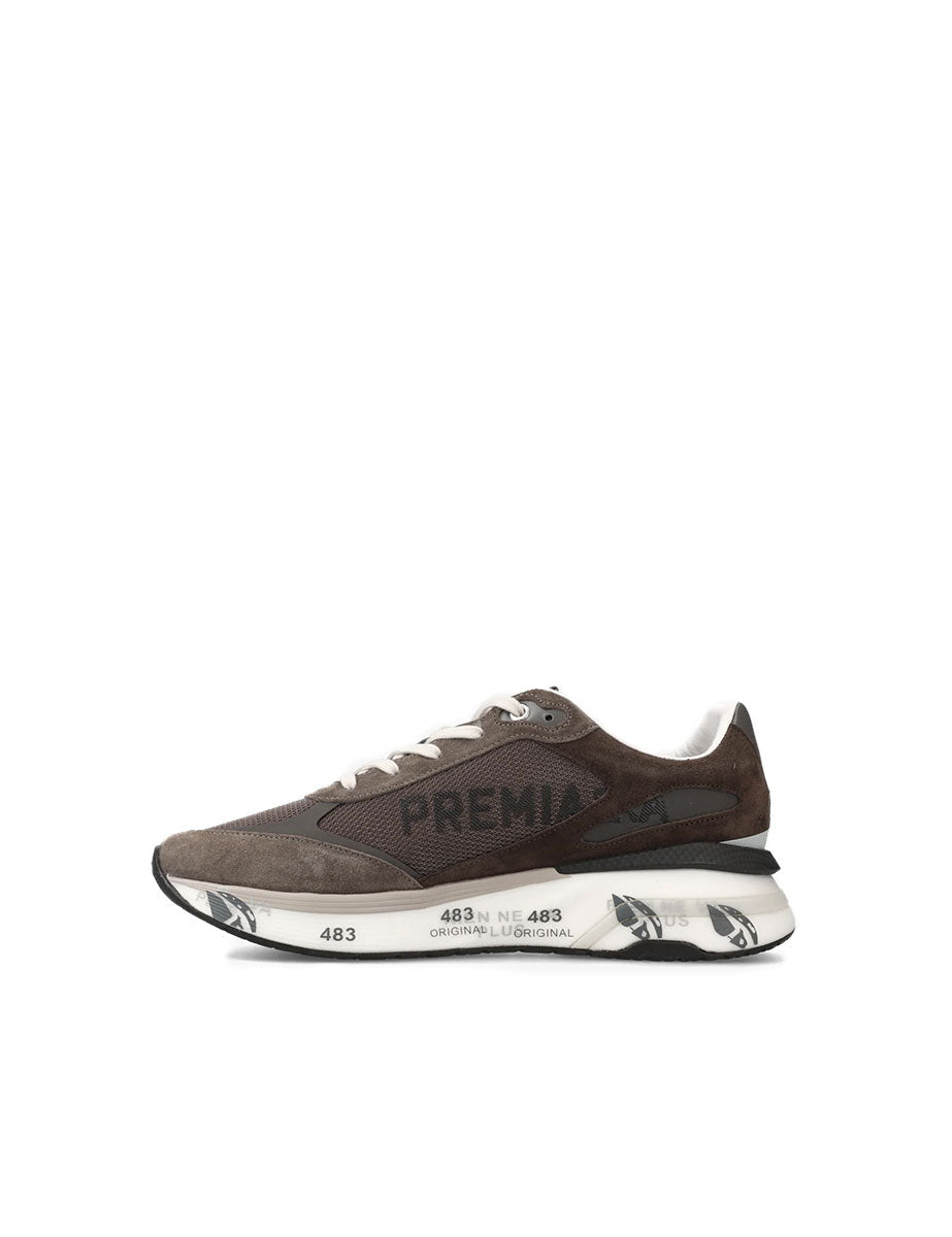 sneakers moerun 6446 marrone - white premiata - sneaker