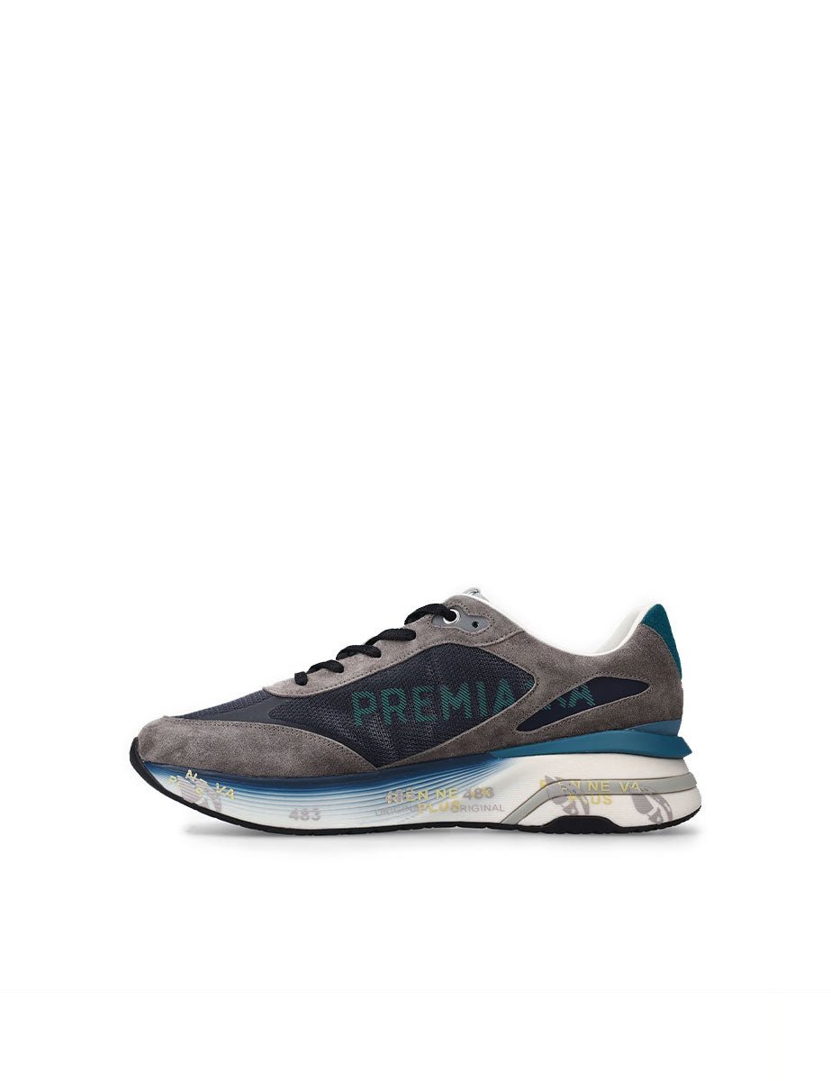 sneakers moerun 7772 blu - white premiata - sneaker