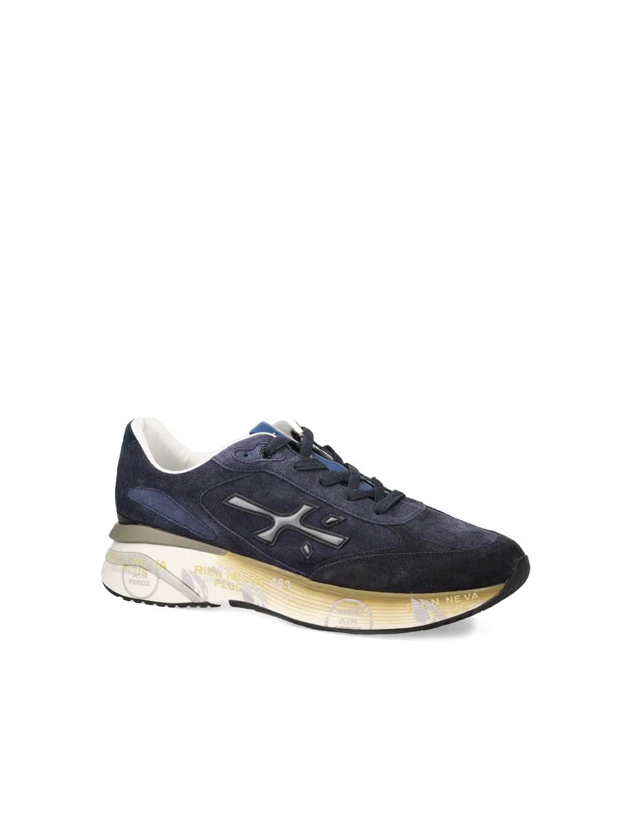 sneakers moerun blu - white premiata - sneaker