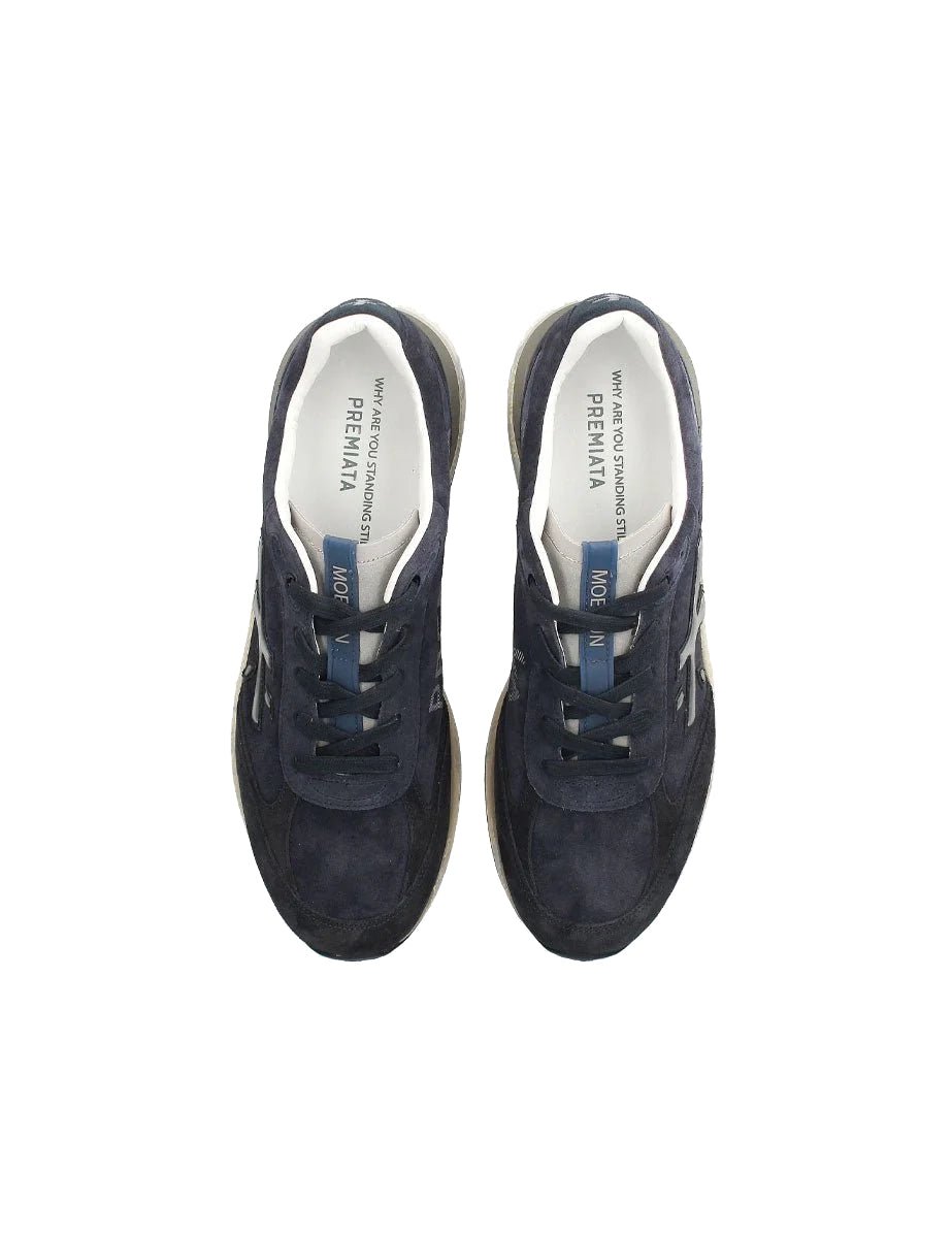 sneakers moerun blu - white premiata - sneaker
