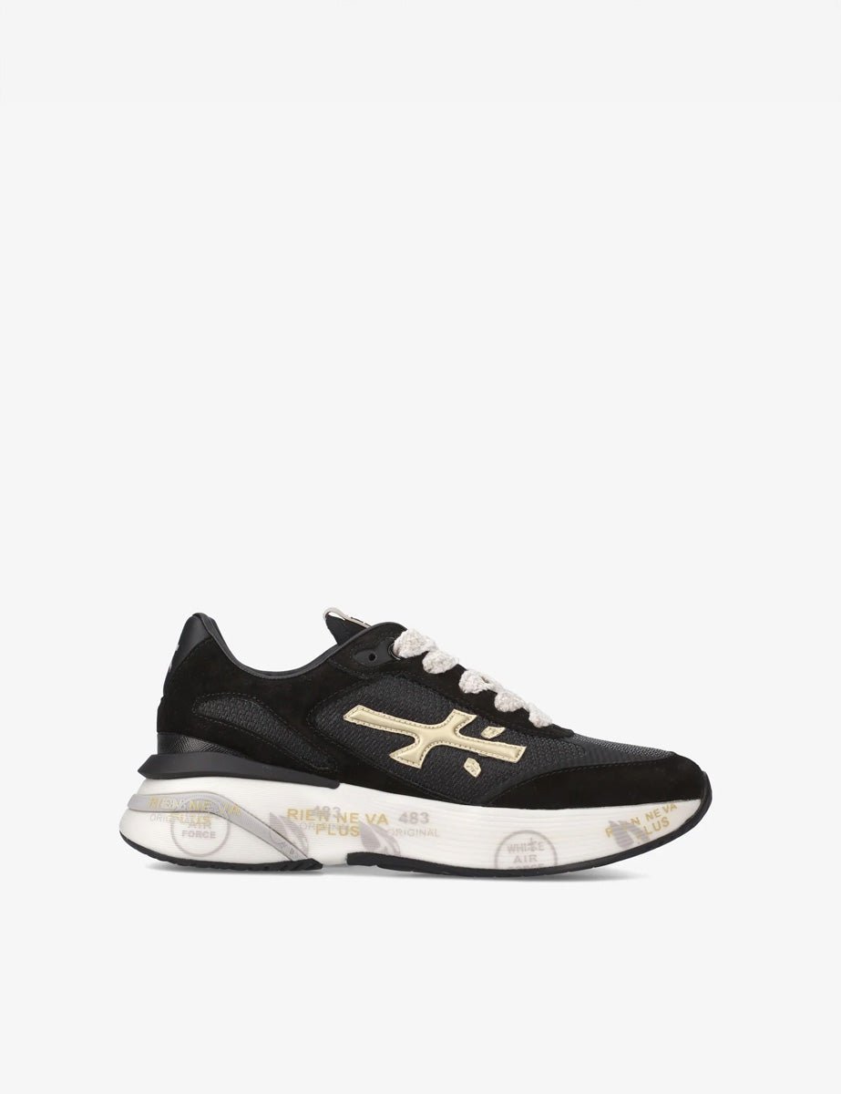sneakers moerun nero oro - premiata - sneaker
