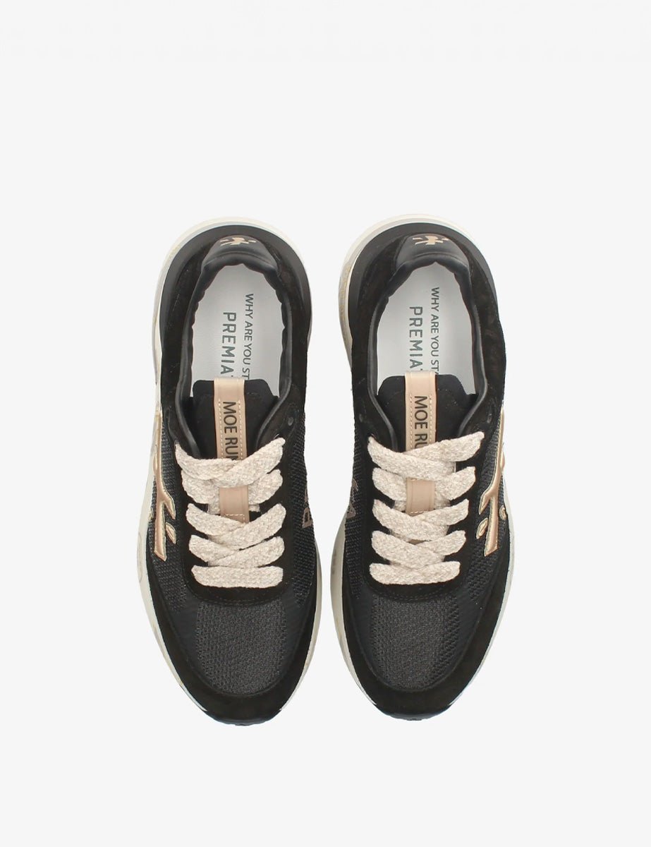 sneakers moerun nero oro - premiata - sneaker