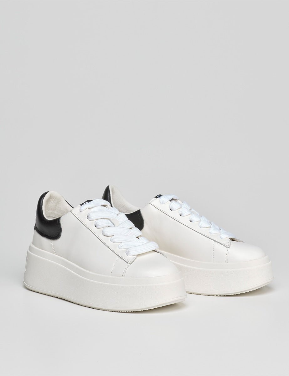sneakers nappa bianco nero - ash - sneaker