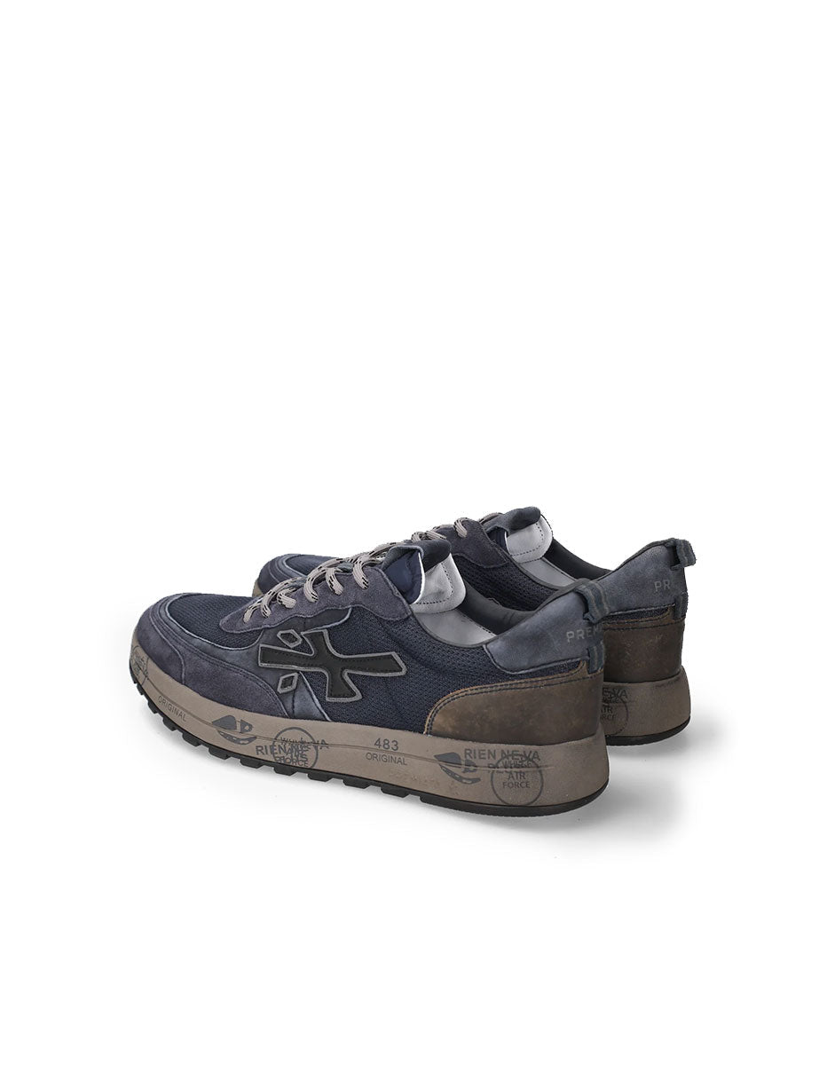 sneakers nous 8460 blu - white premiata - sneaker