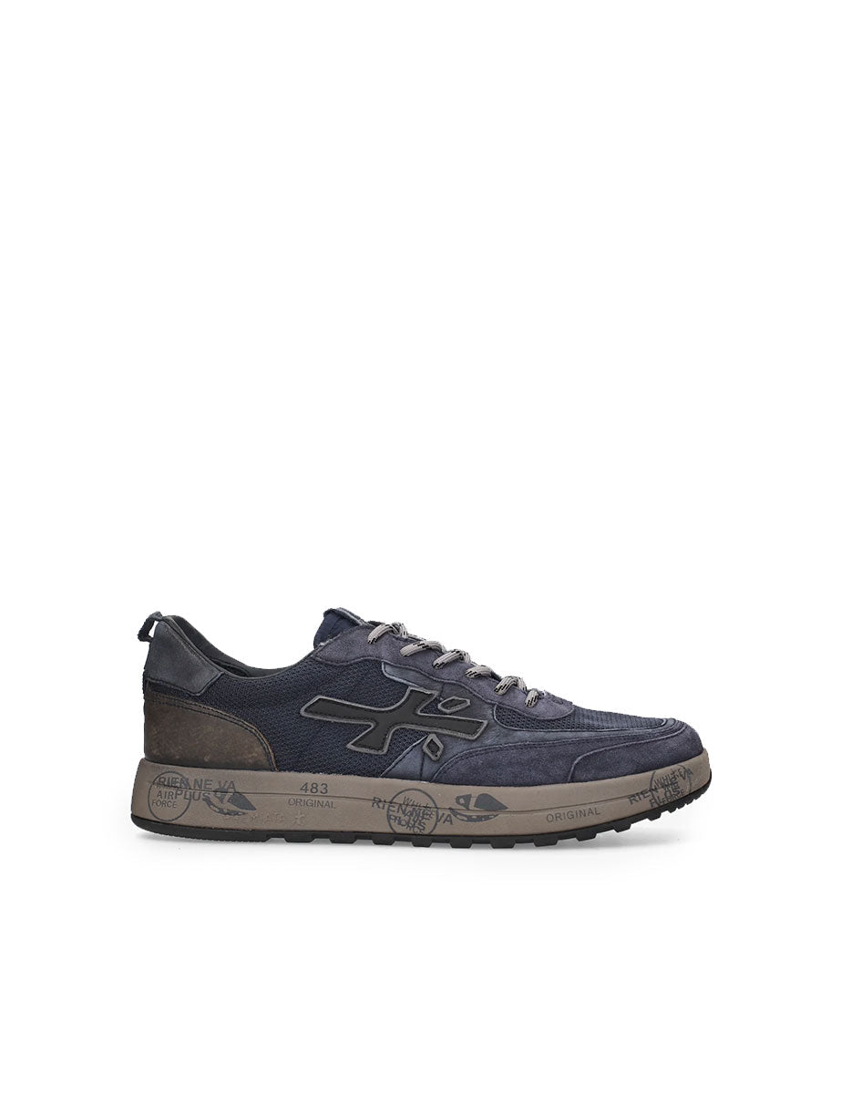 sneakers nous 8460 blu - white premiata - sneaker