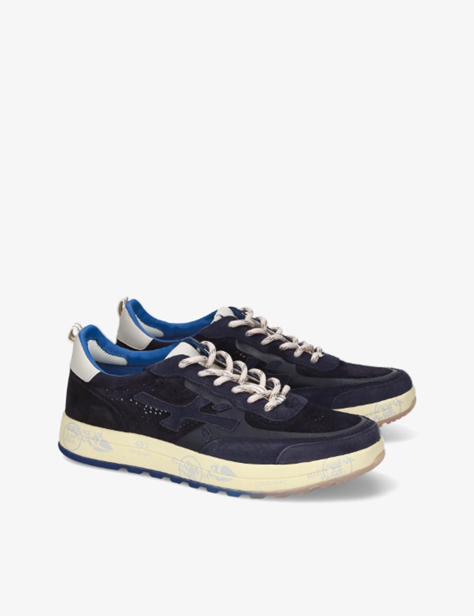 sneakers nous forata blu - premiata - sneaker