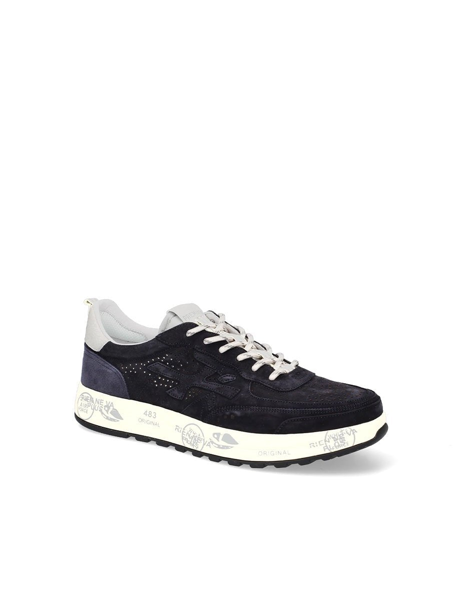 sneakers nous forata blu - white premiata - sneaker