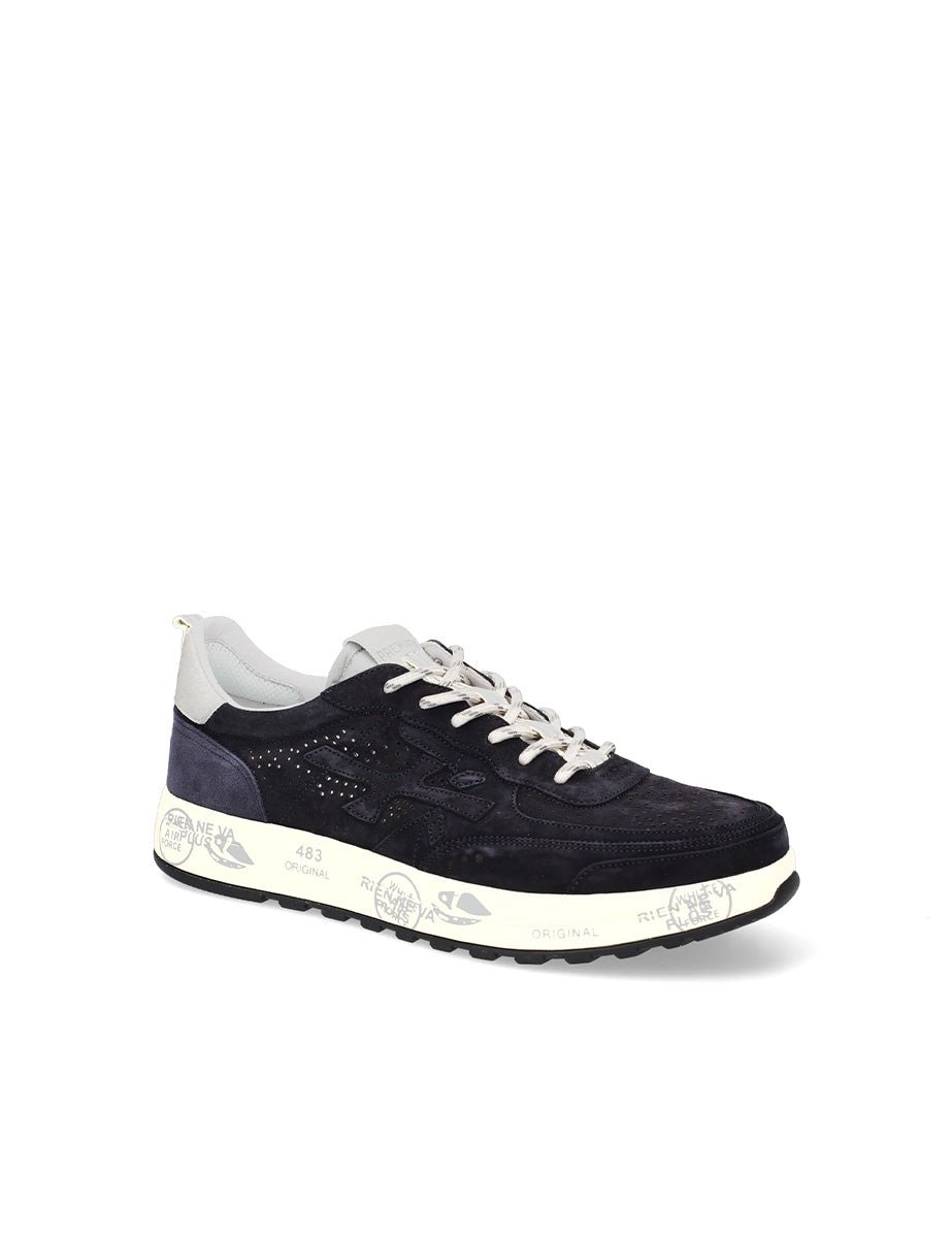 sneakers nous forata blu - white premiata - sneaker