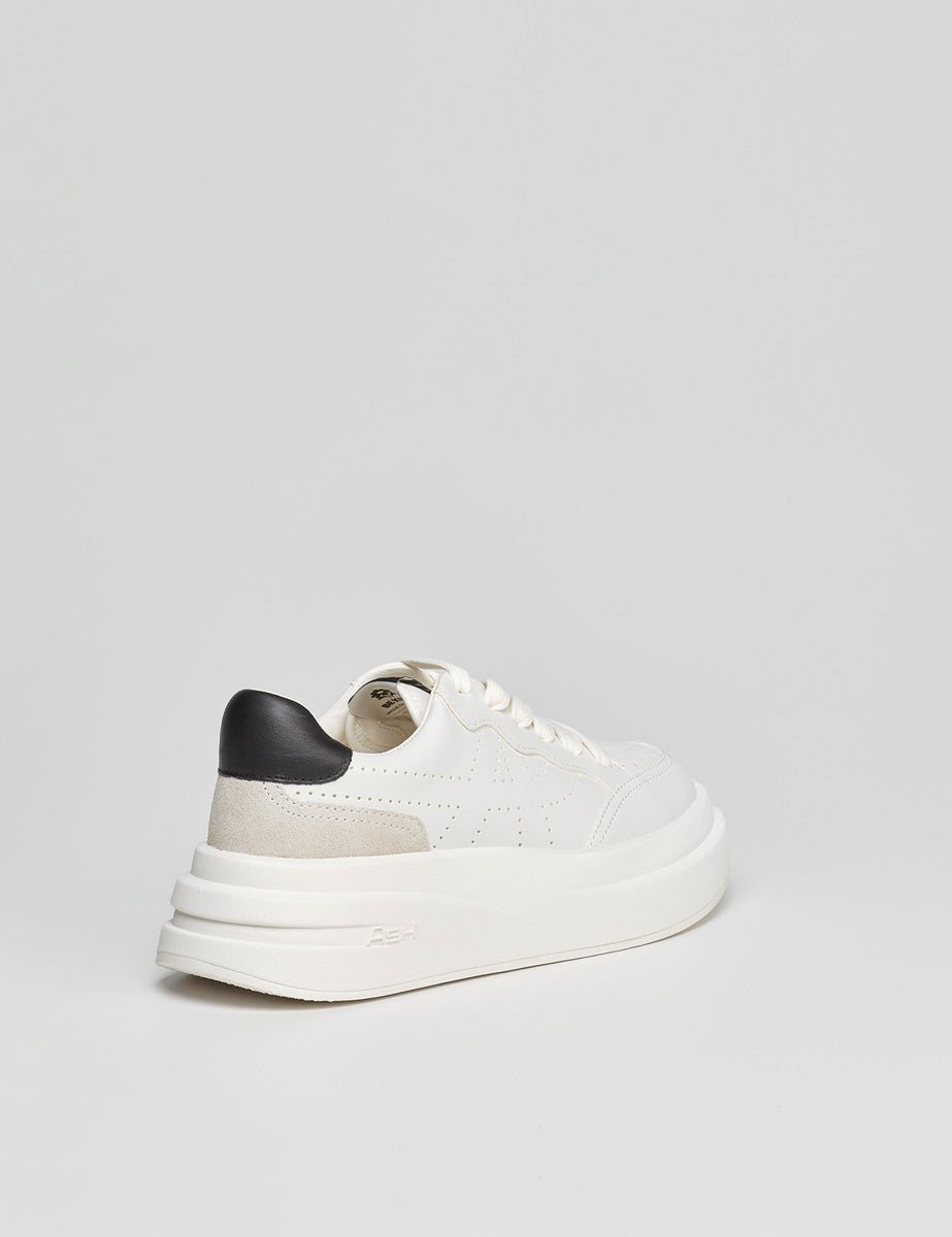 sneakers nubuck bianco nero - ash - sneaker