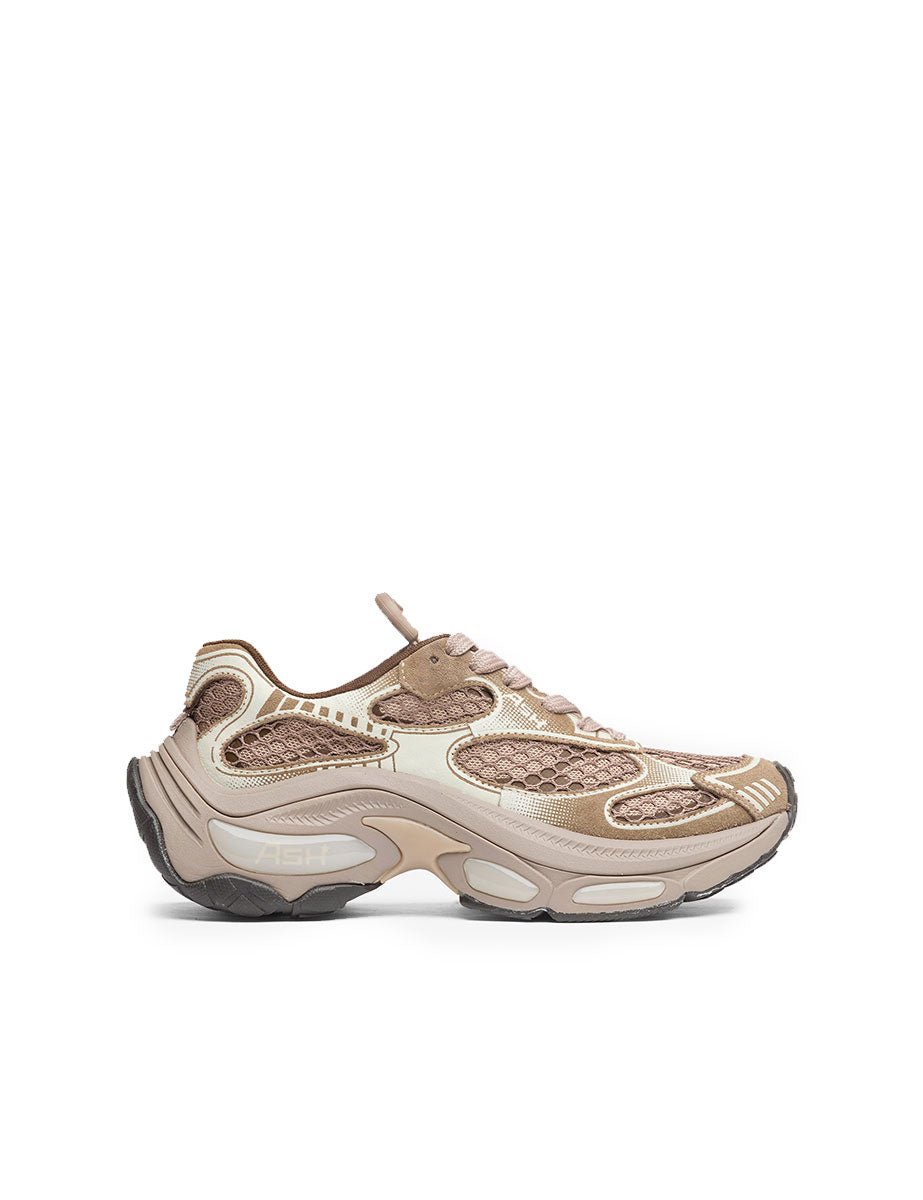 sneakers pelle scamosciata fandango marrone - ash - sneaker