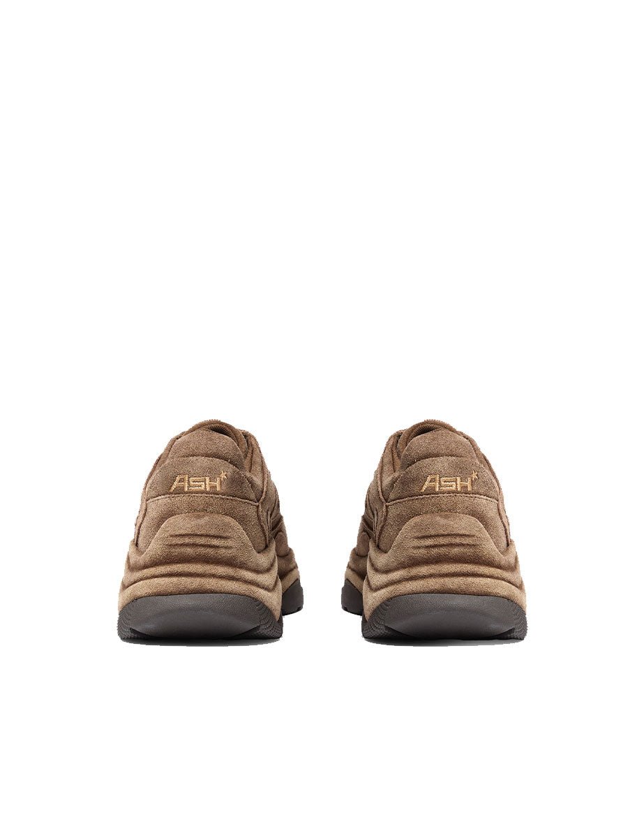 sneakers pelle scamosciata marrone - ash - sneaker