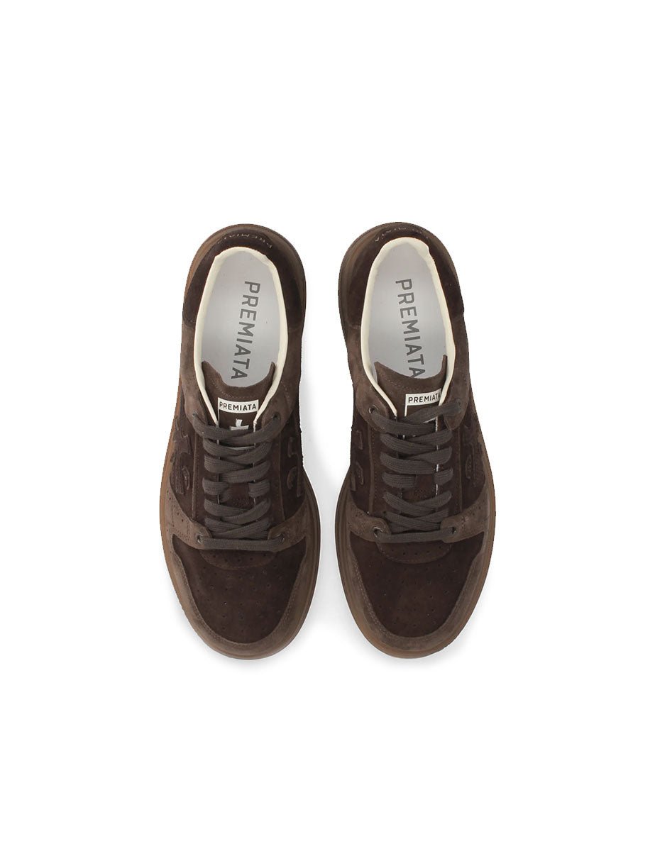 sneakers quinn 8648 moro - white premiata - sneaker