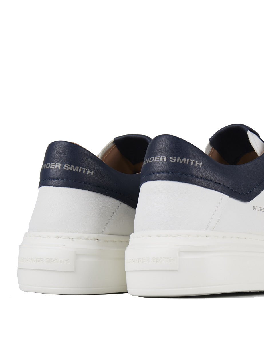 sneakers regent white blue - alexander smith - sneaker