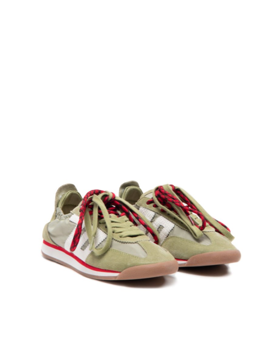 sneakers rocket cotton olive - back 70 - sneaker