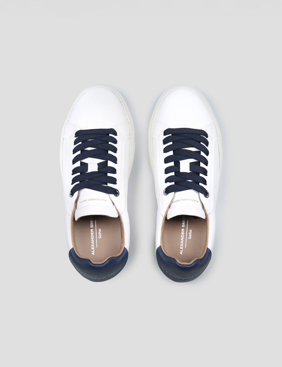 sneakers soho white blue - alexander smith - sneaker
