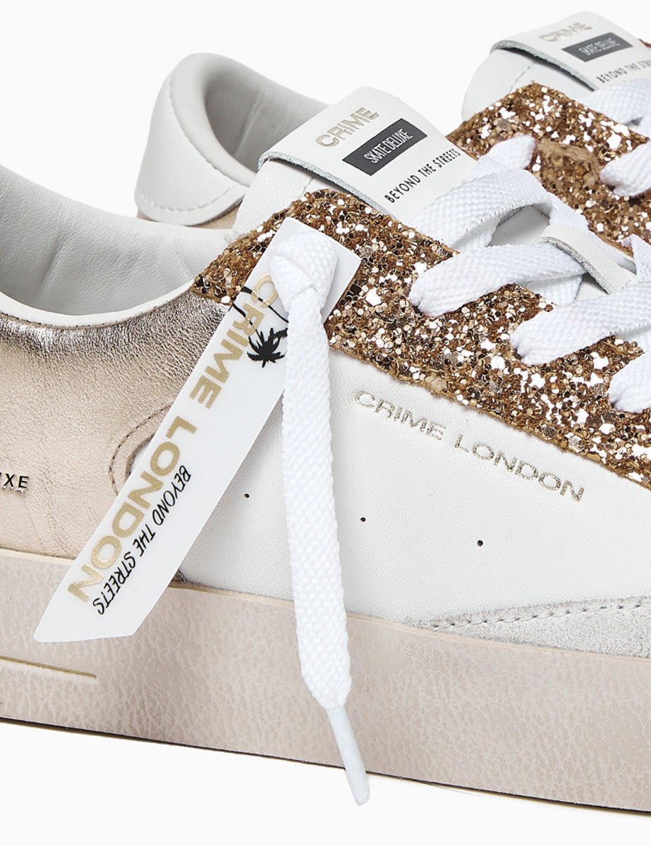 sneakers strass oro - crime - sneaker