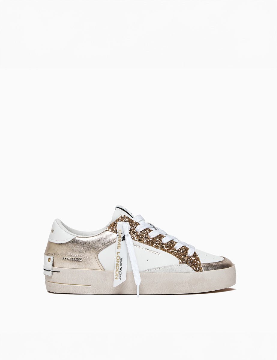 sneakers strass oro - crime - sneaker