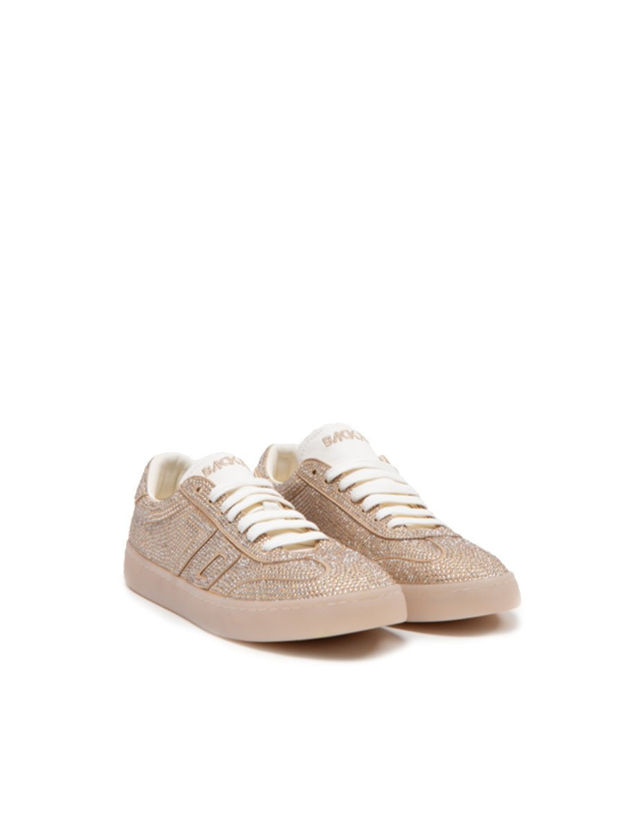 sneakers strass smart gold - back 70 - sneaker