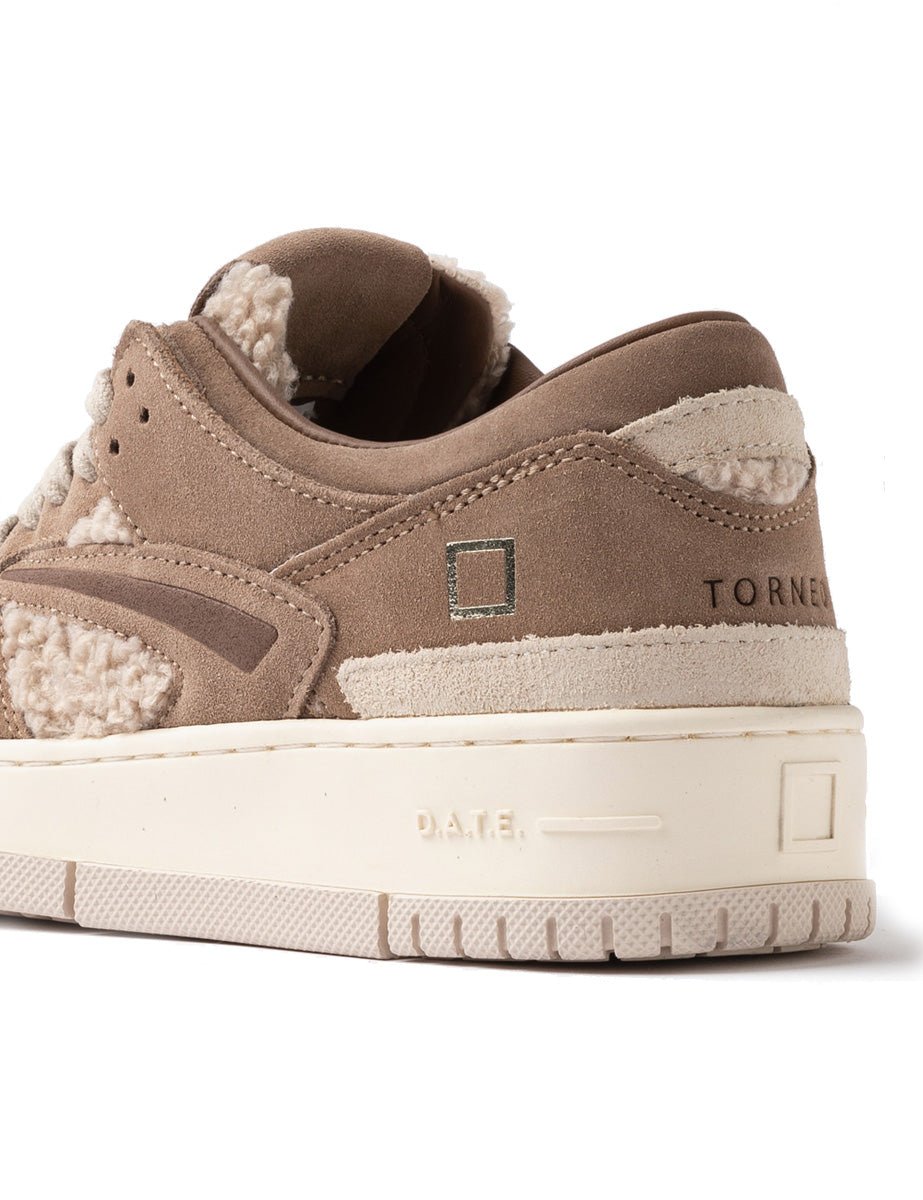 sneakers torneo teddy beige - date - sneaker