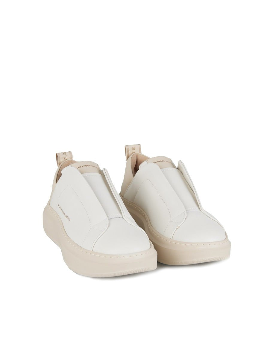 sneakers wembley slip on white rose - alexander smith - sneaker