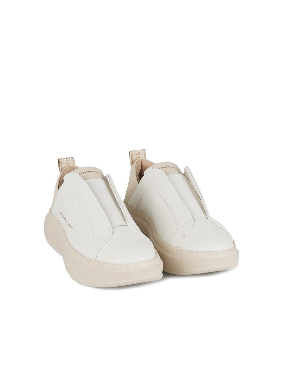 sneakers wembley slip on white rose - alexander smith - sneaker