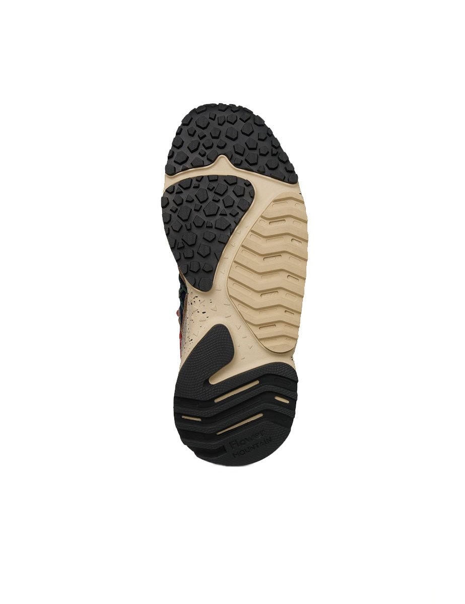 sneakers yamabushi marrone nero grigio - flower mountain - sneaker