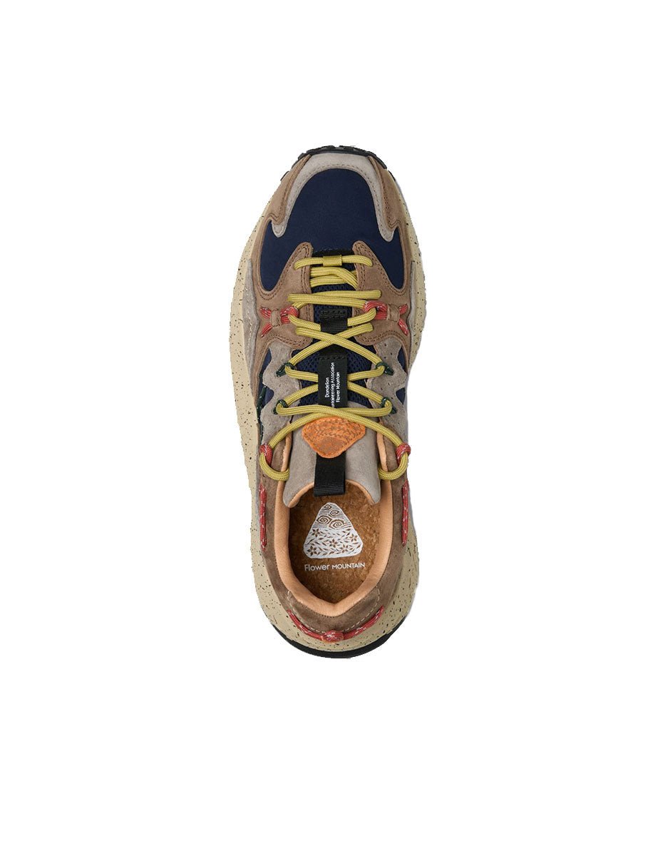 sneakers yamabushi marrone nero grigio - flower mountain - sneaker
