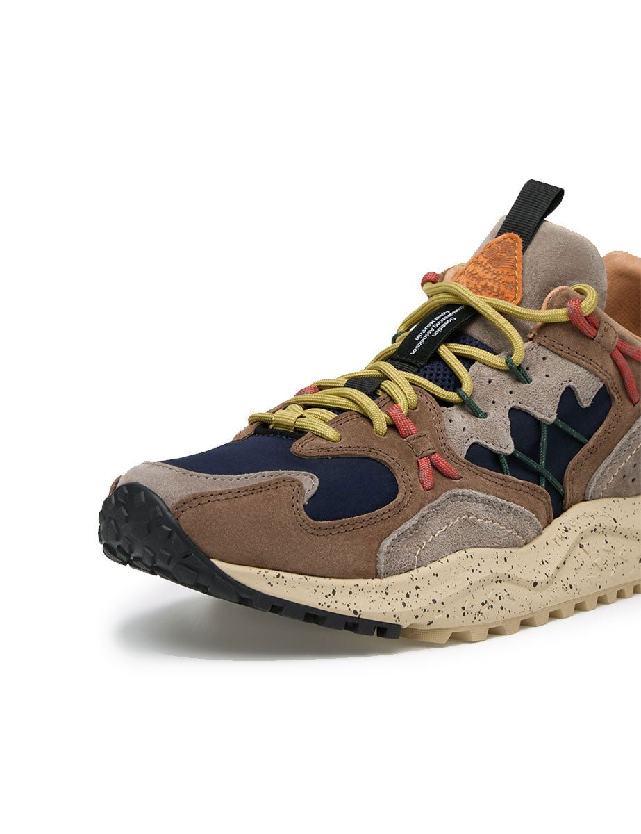 sneakers yamabushi marrone nero grigio - flower mountain - sneaker