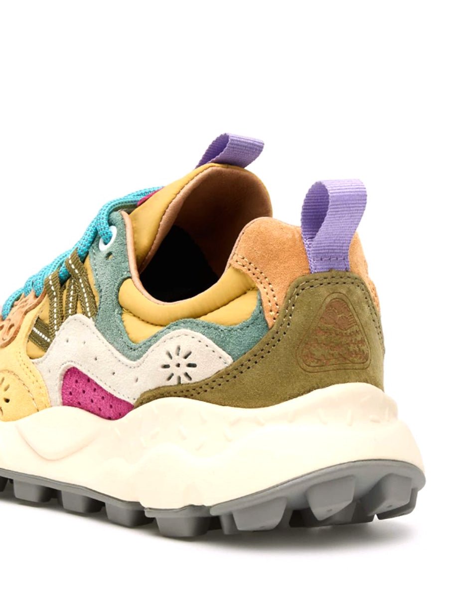 sneakers yamano suede fuxia pink - flower mountain - sneaker