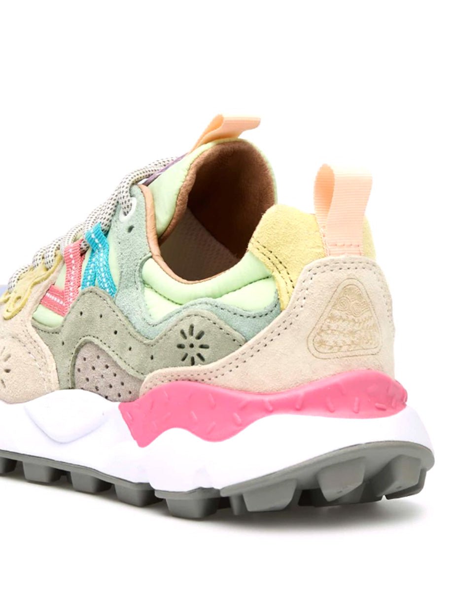 sneakers yamano suede light grey lilac - flower mountain - sneaker