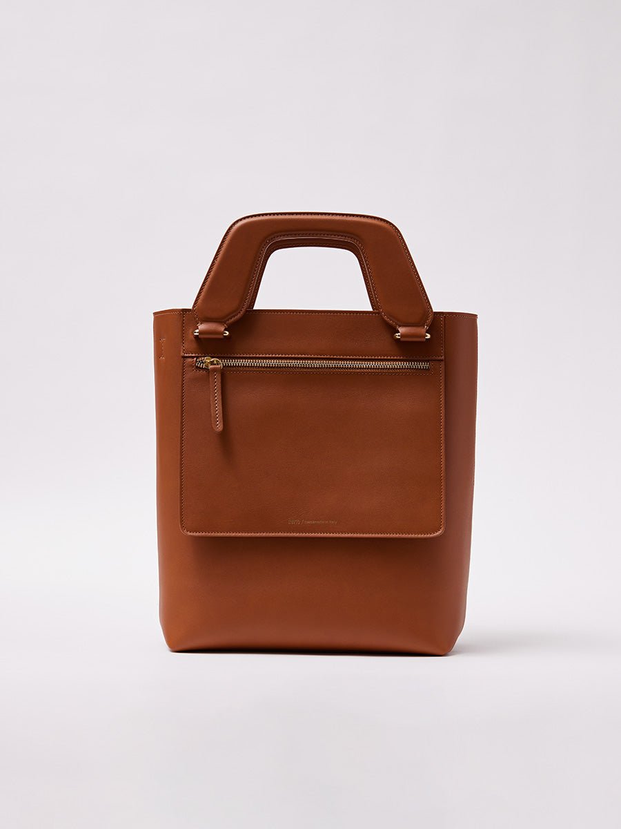 sofia pocket tote bag rust - aim - shopper