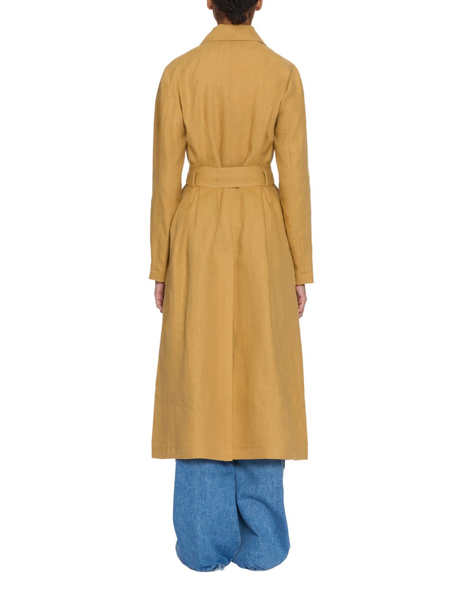 spolverino lino grano - forte forte - trench