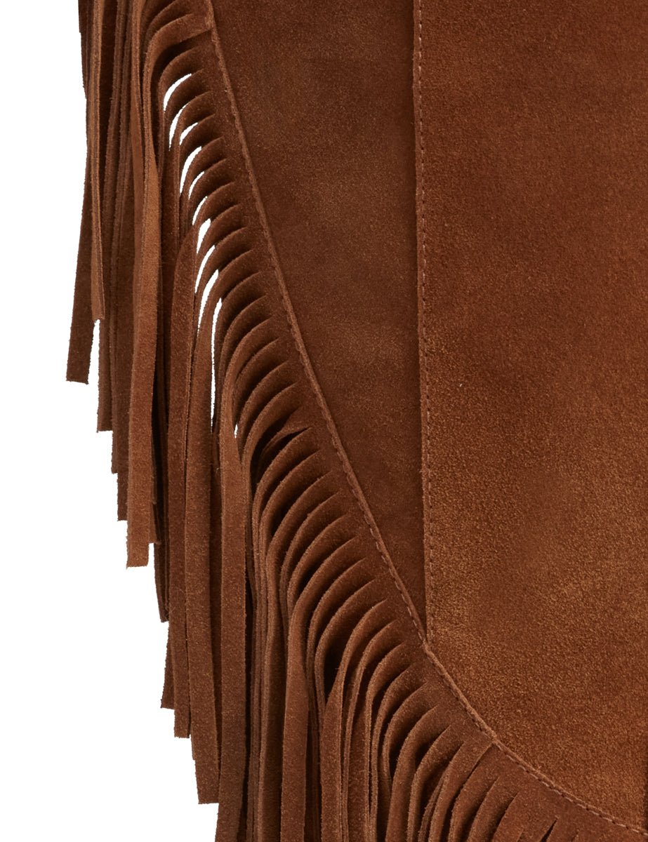 stivale frangia velour martora - viaroma15 - stivale