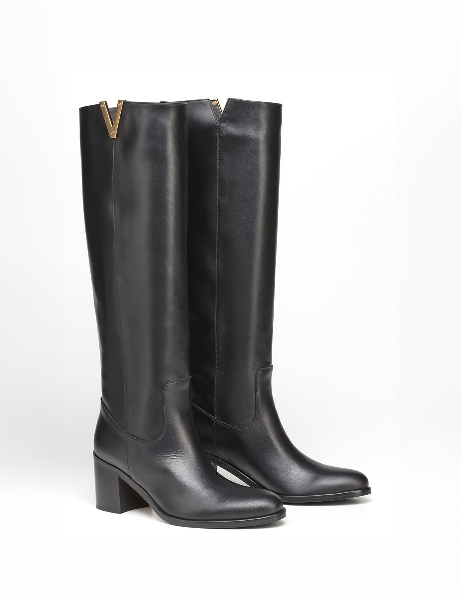 stivale nappa nero - viaroma15 - stivale