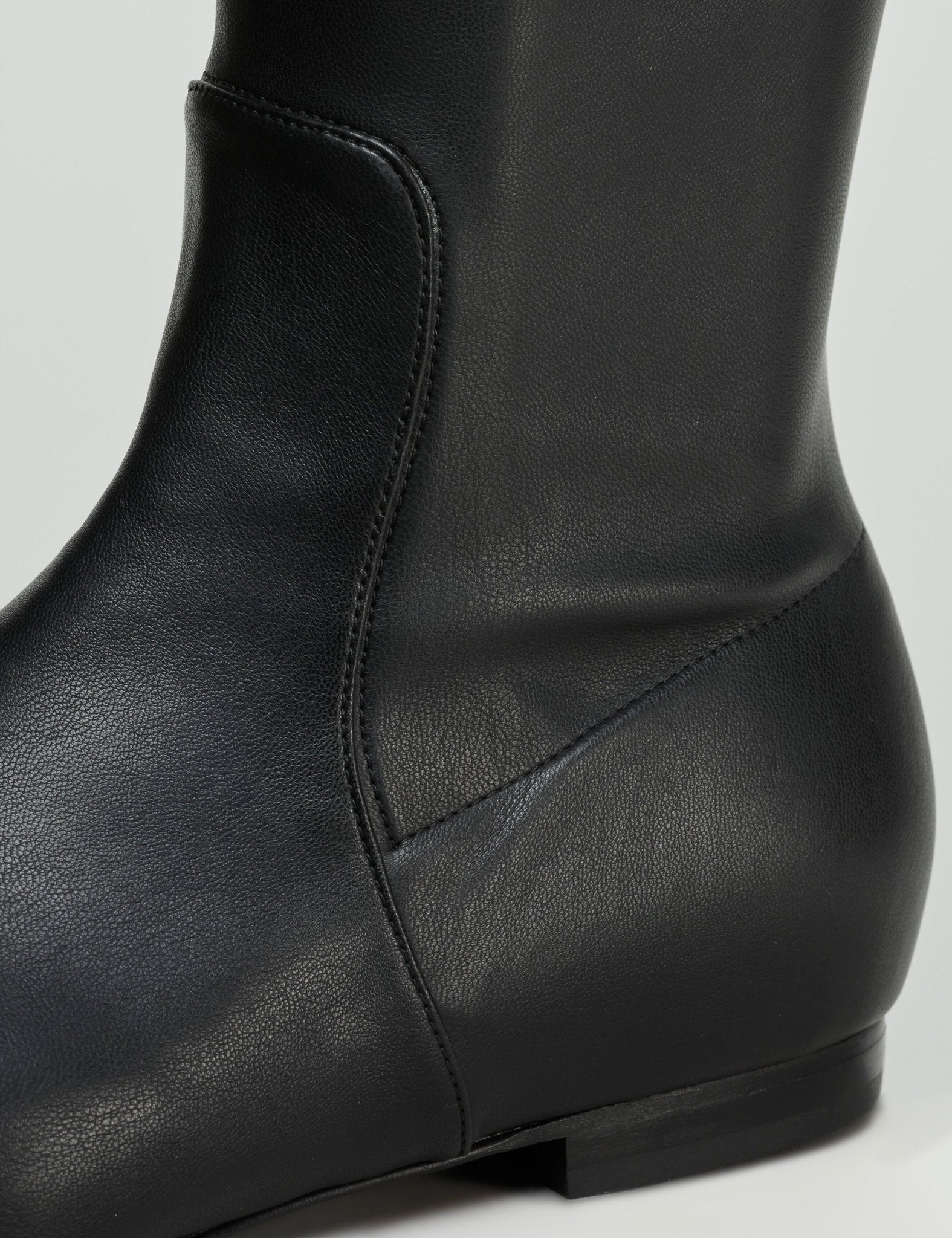 stivale pelle nero - sergio levantesi - stivale