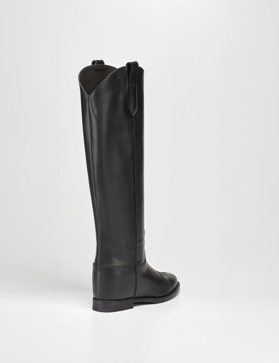 stivale texano nero - viaroma15 - stivale