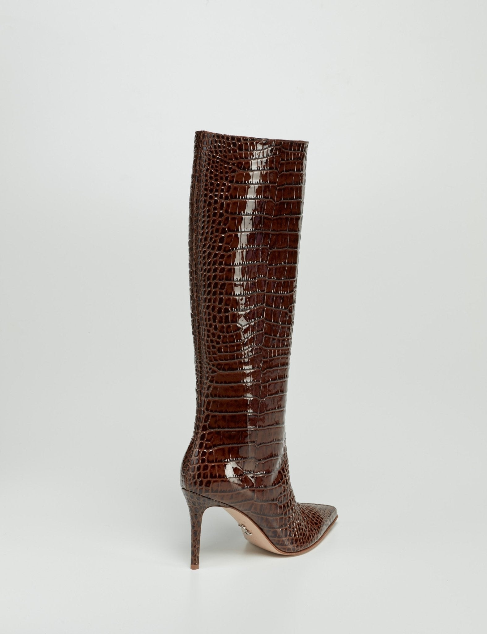 stivale tubo cocco lucido - sergio levantesi - stivale