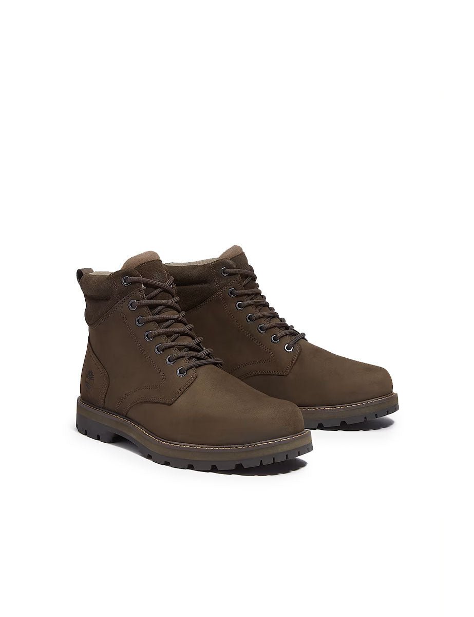 stivaletto britton road waterproof marrone scuro - timberland - stivaletto
