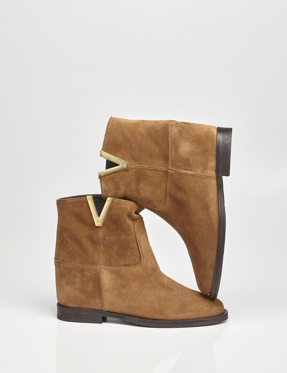 stivaletto camoscio martora - viaroma15 - stivaletto