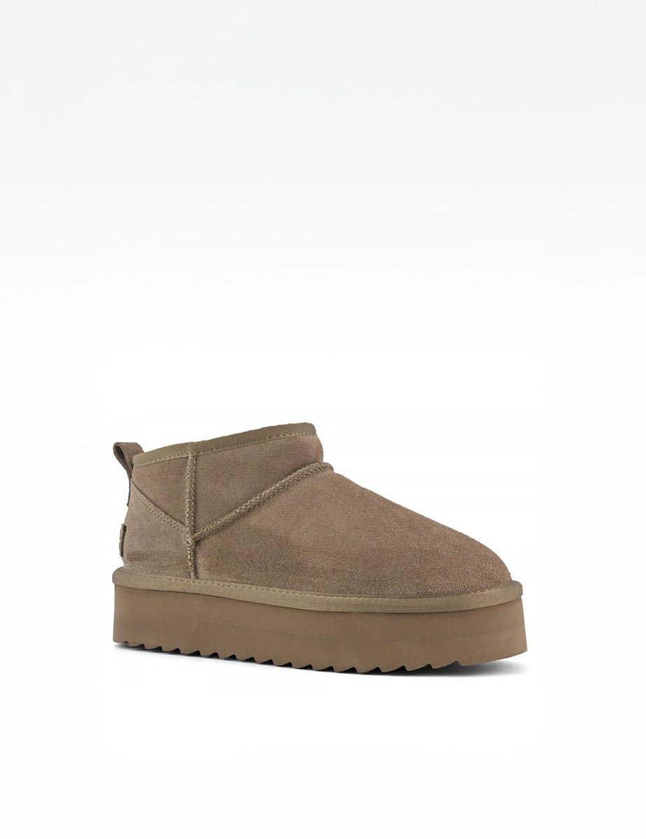 stivaletto classic platform taupe - colors of california - stivaletto