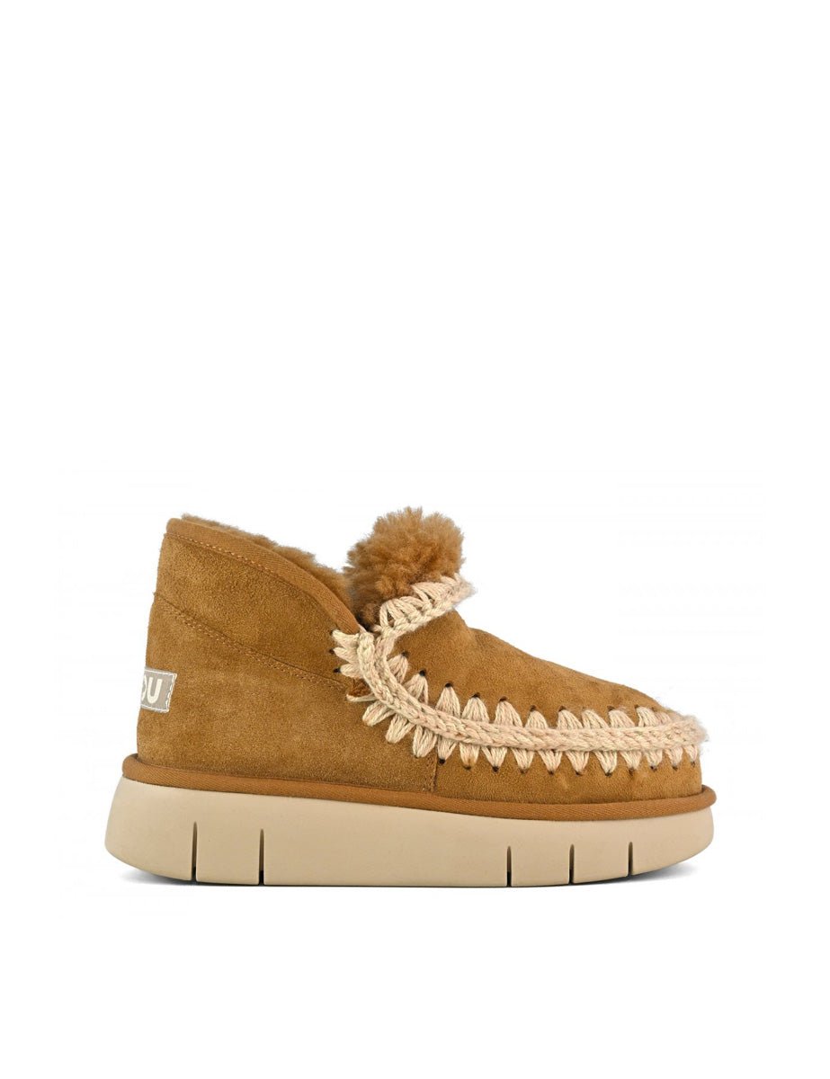 stivaletto eskimo bounce cognac - mou - stivaletto