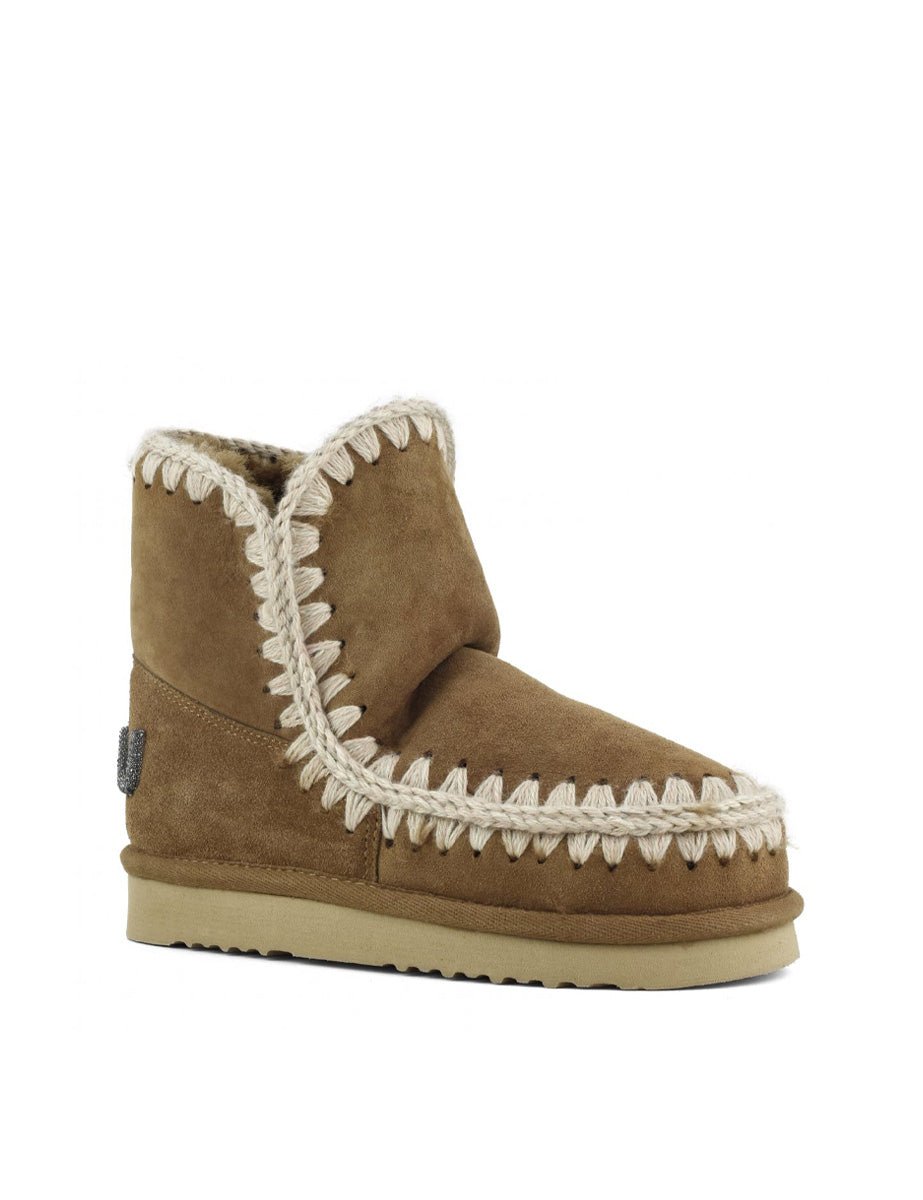 stivaletto eskimo cognac - mou - stivaletto