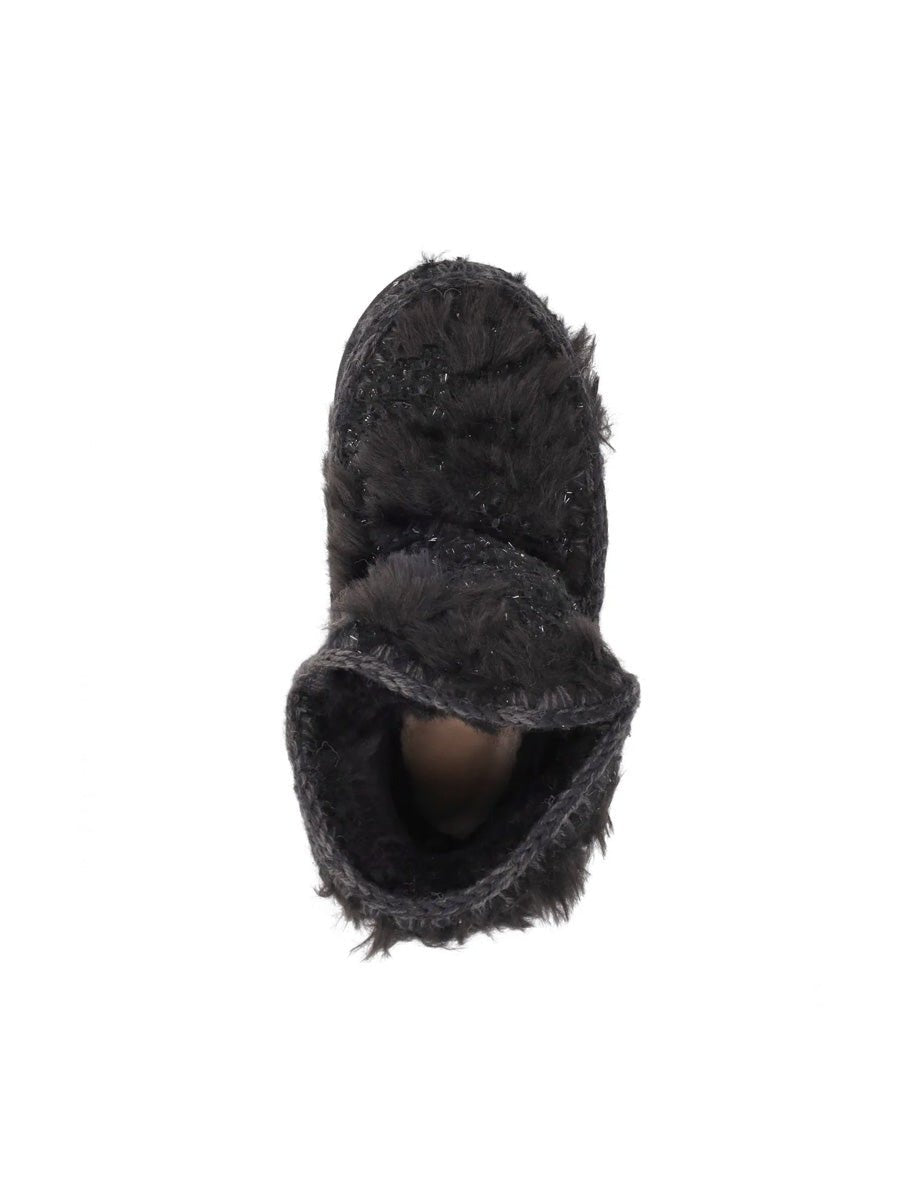 stivaletto eskimo furry black - mou - stivaletto