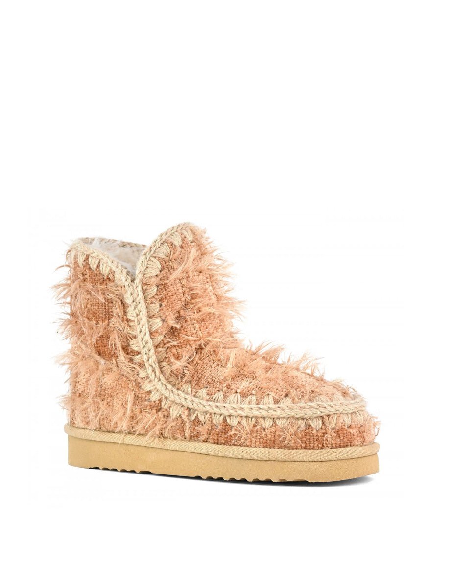 stivaletto eskimo textile wool powder - mou - stivaletto